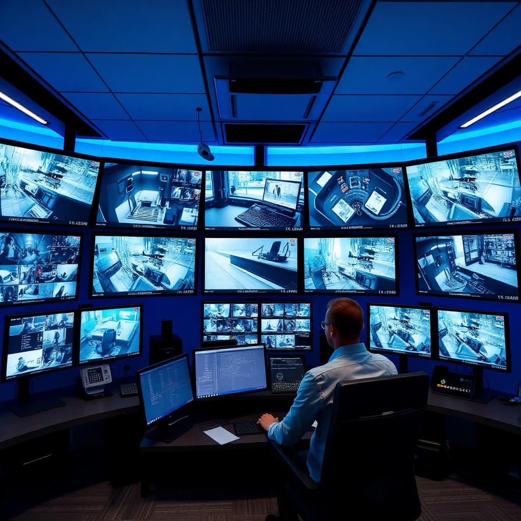 CCTV control room